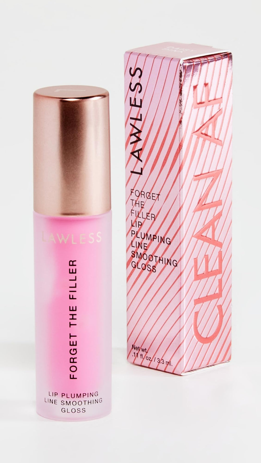 Lawless Daisy Pink packaging front highlights premium cruelty-free branding.