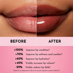 Lawless Forget The Filler gloss on lips with glass-like shine