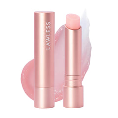 LAWLESS Forget the Filler pink marshmallow balm tube provides plump hydration.