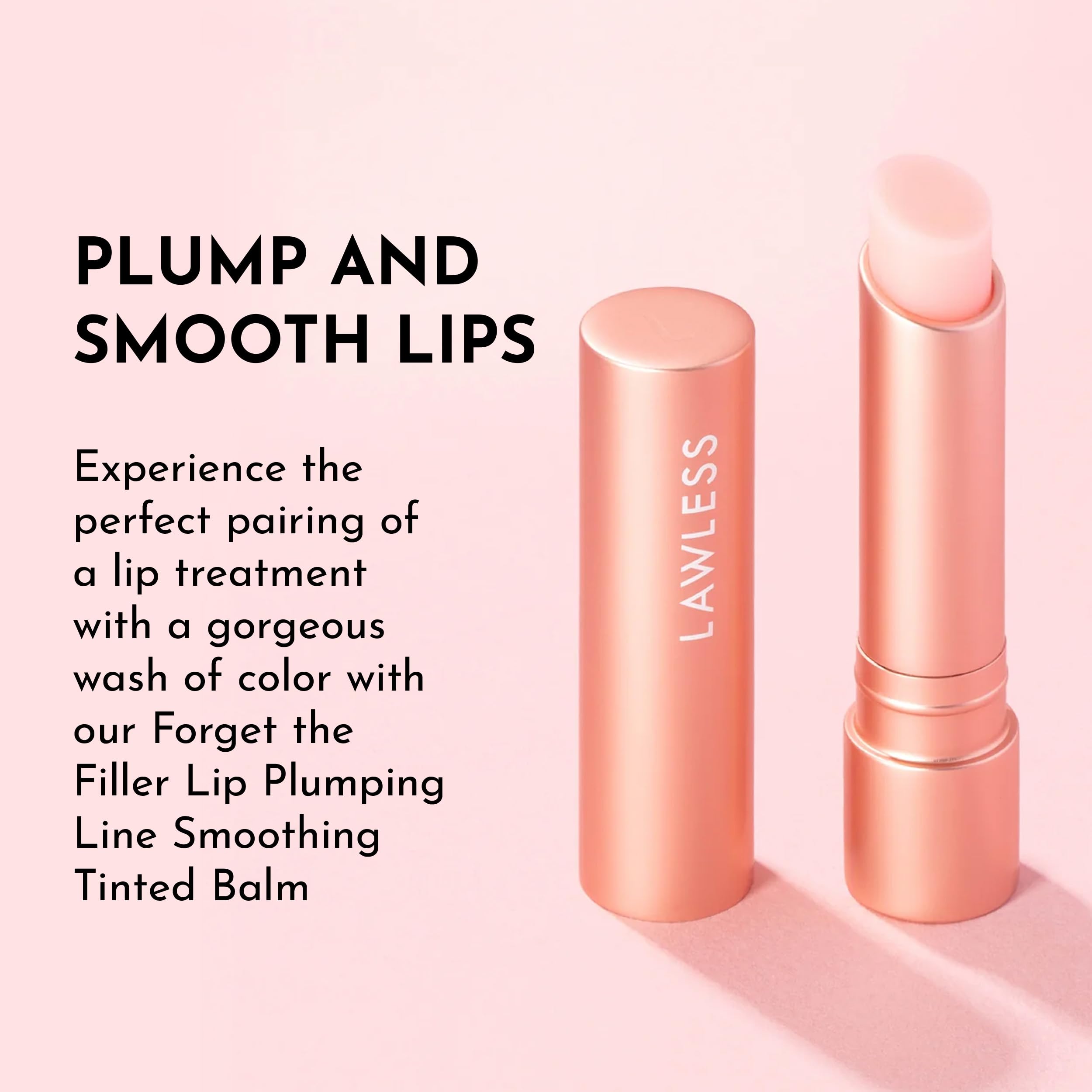 LAWLESS Forget the Filler hydration-boost with rosehip oil detail.