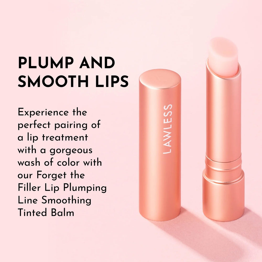 LAWLESS Forget the Filler hydration-boost with rosehip oil detail.