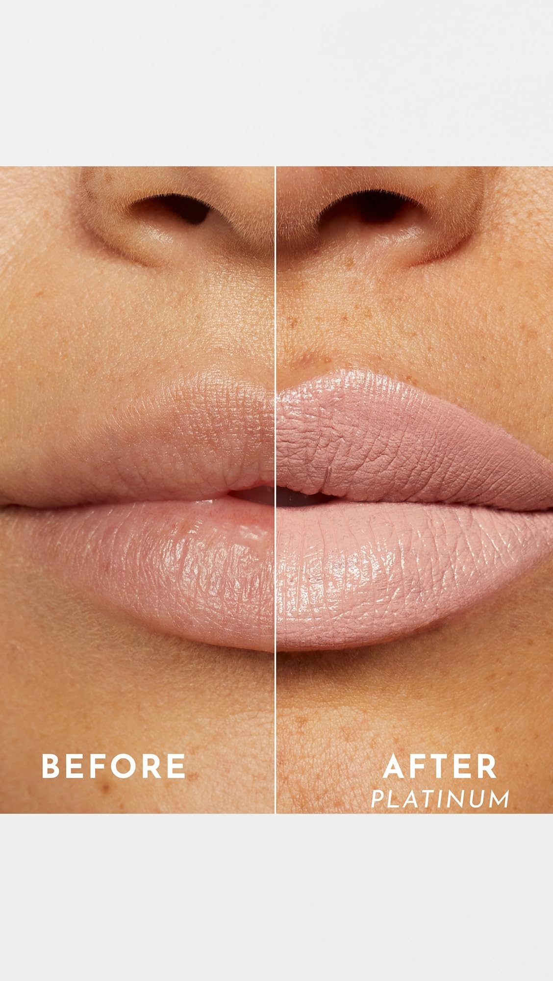 Lawless Forget the Filler mid-tone pink shade on skin