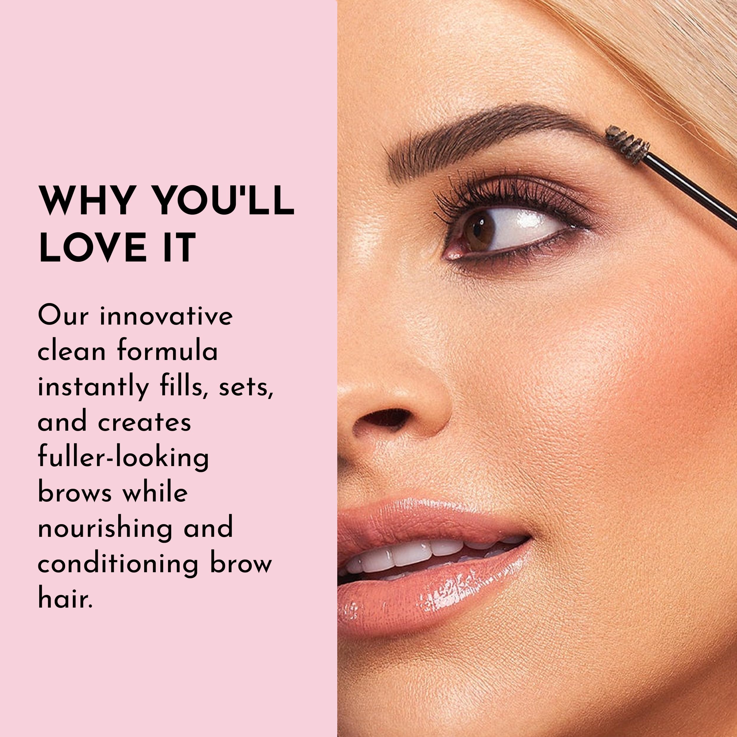 LAWLESS Hold Up Soft Set Brow Wax silicone-free formula in use