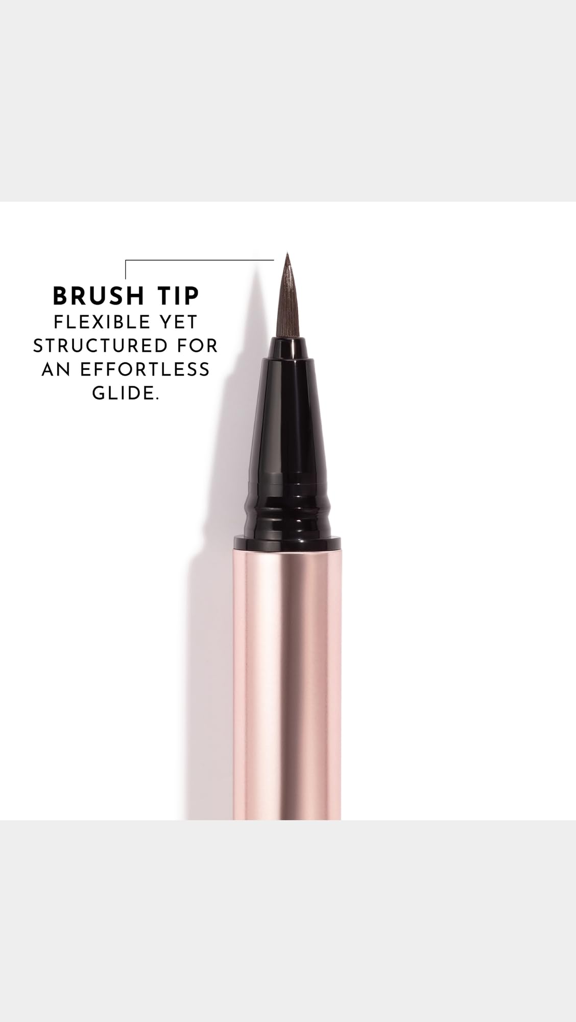 Lashes appear thicker after continued use with easy liner
