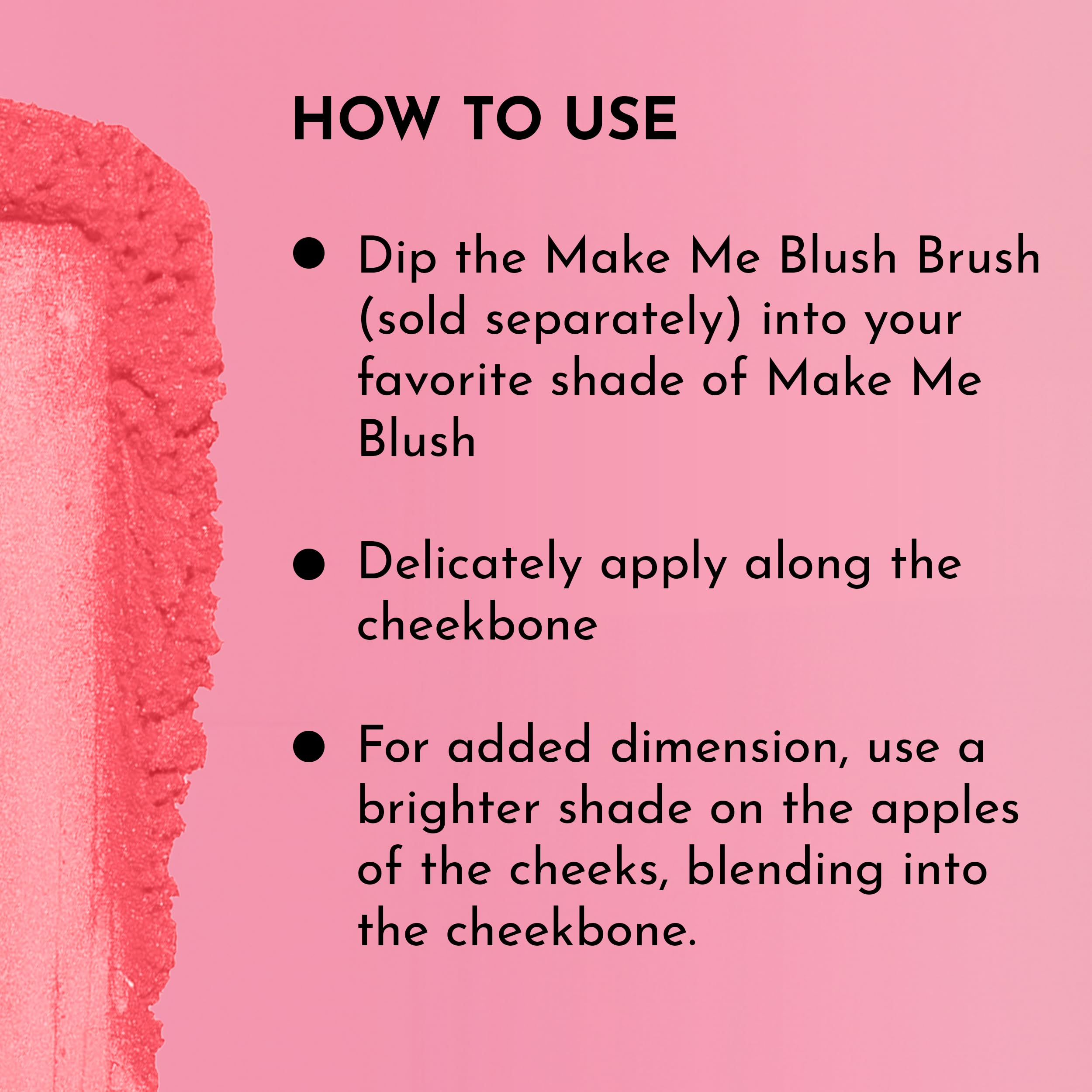 LAWLESS Make Me Blush Shea butter keeps cheeks moisturized and comfortable.
