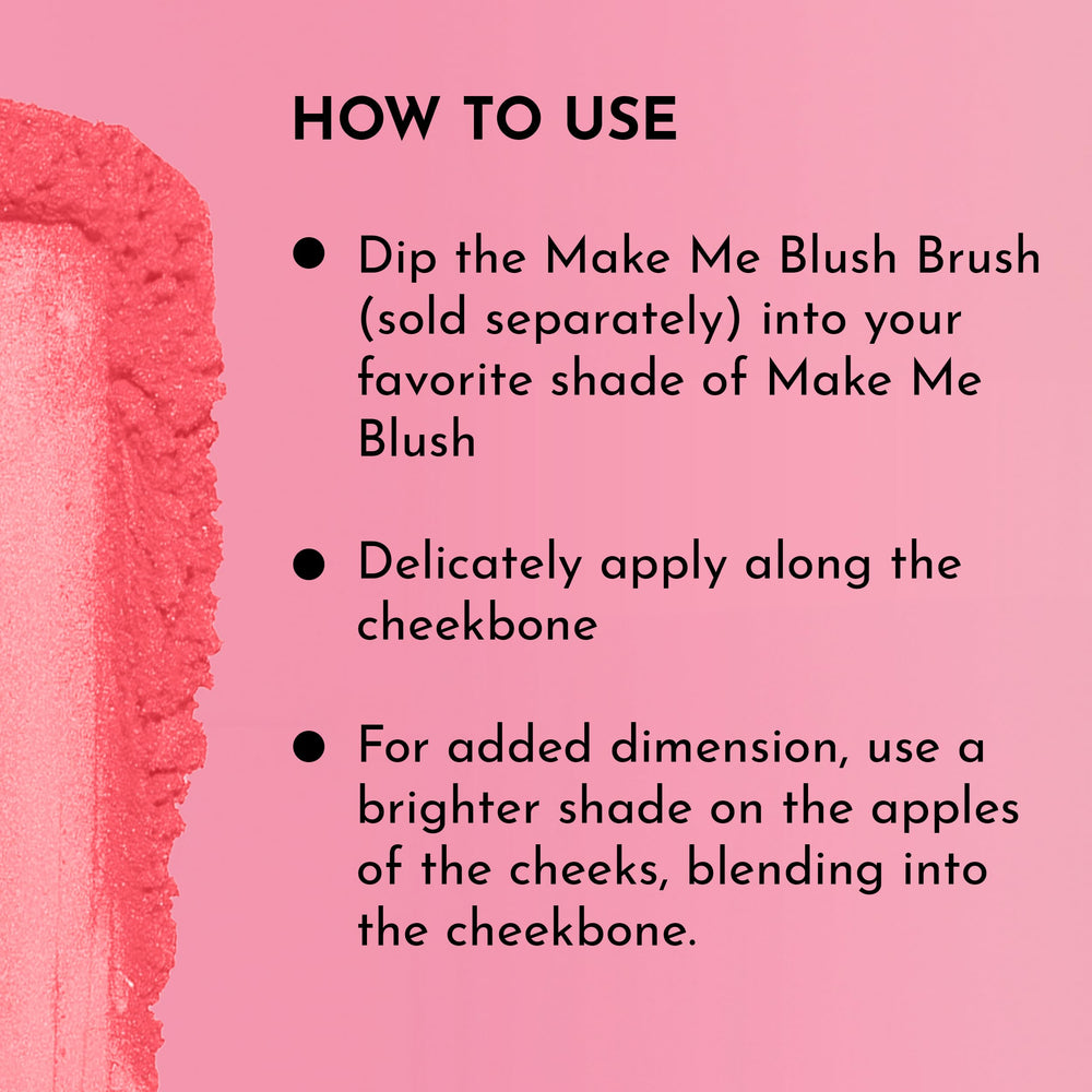 LAWLESS Make Me Blush Shea butter keeps cheeks moisturized and comfortable.