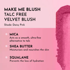 LAWLESS Make Me Blush Daisy Pink velvet finish close-up texture