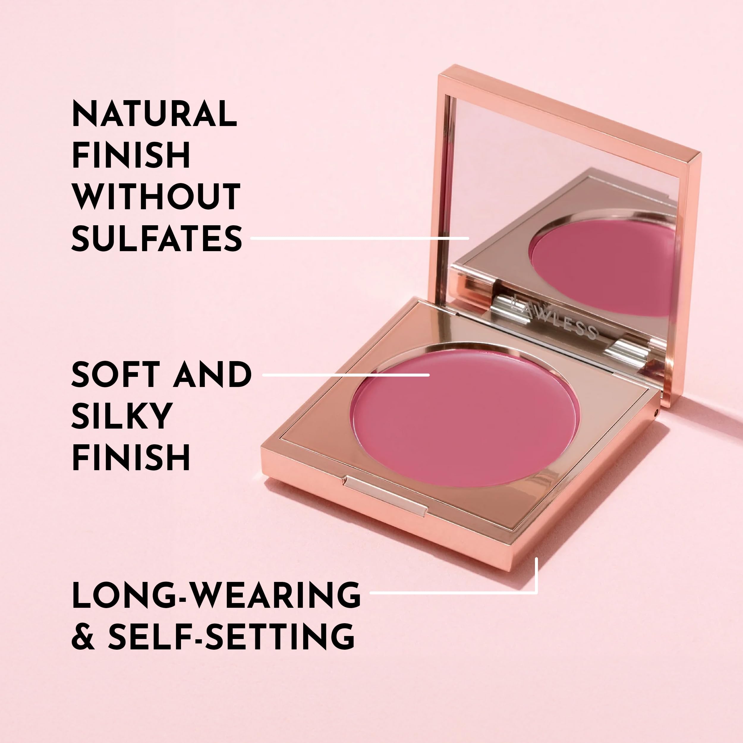 Lawless Pinch My Cheeks Duchess creamy texture on cheek delivers velvet, even tone.