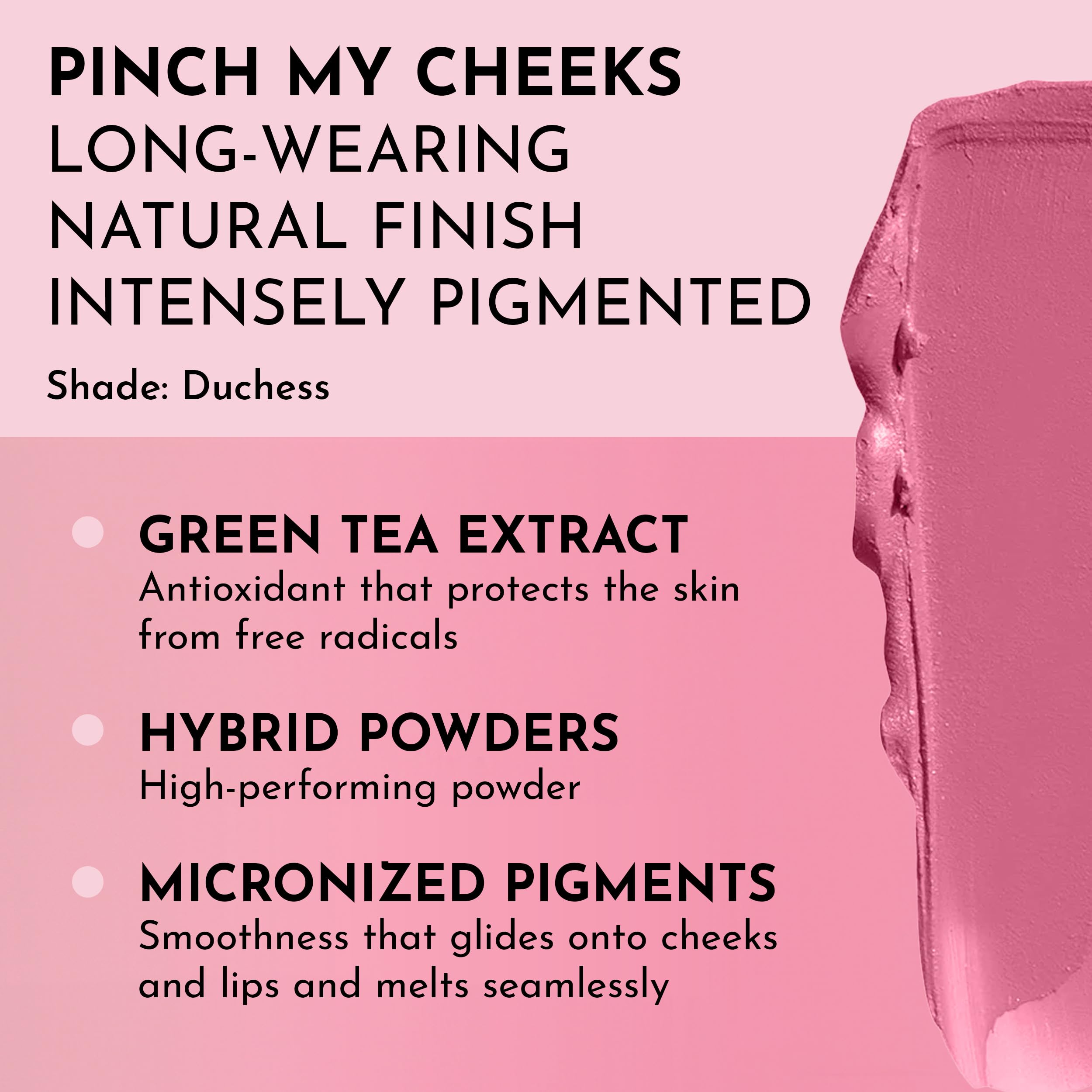 Lawless Duchess soft-blur finish swatch on skin for radiant, seamless complexion.