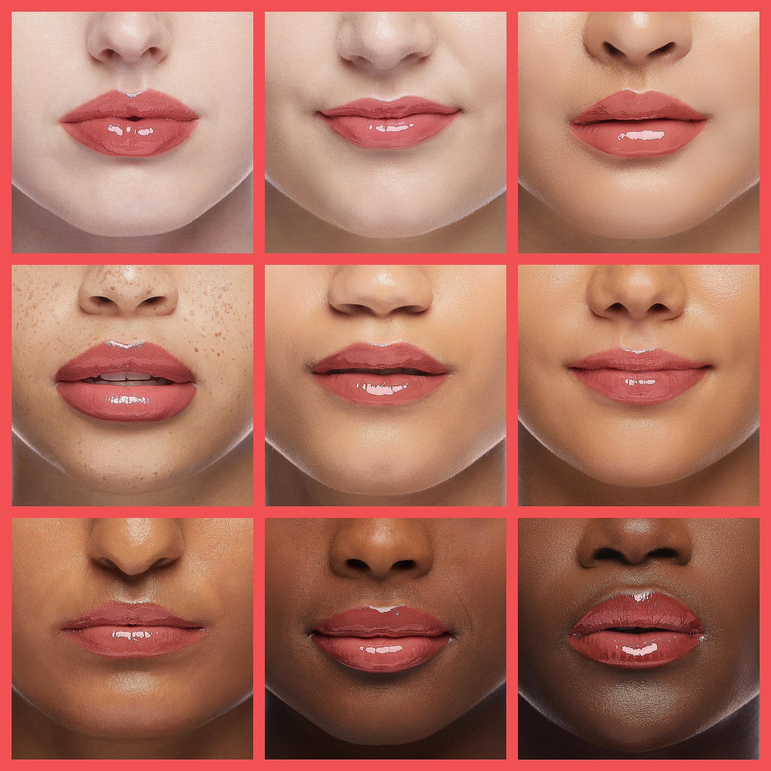 Lawless Forget the Filler gloss swatch highlights hydration from shea butter and rosehip.