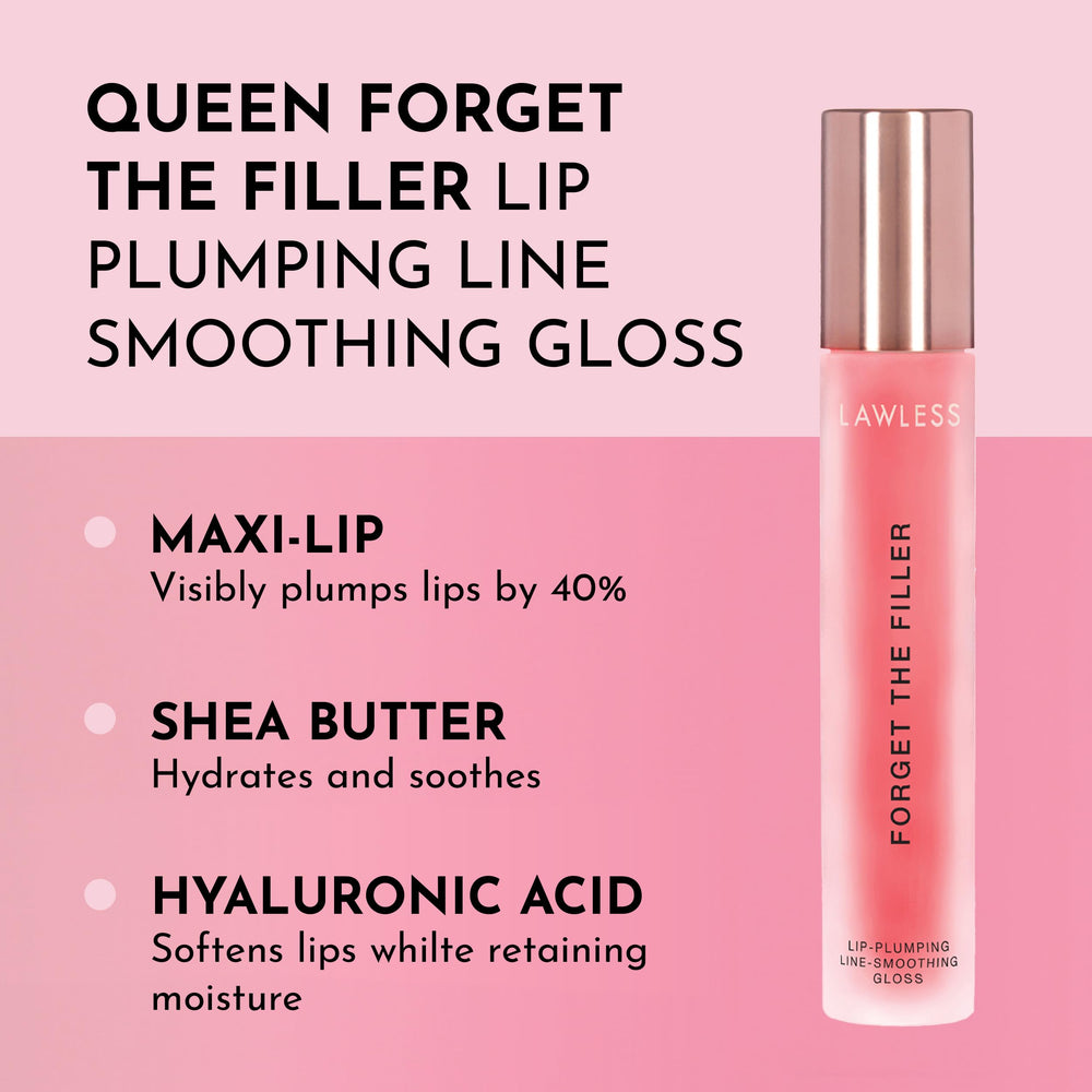 Lawless Forget The Filler gloss applicator closeup for plush, precise application
