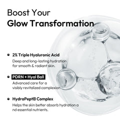 LAYERLAB Hyaluronic First Essence texture swatch reveals light, fast-absorbing hydration.