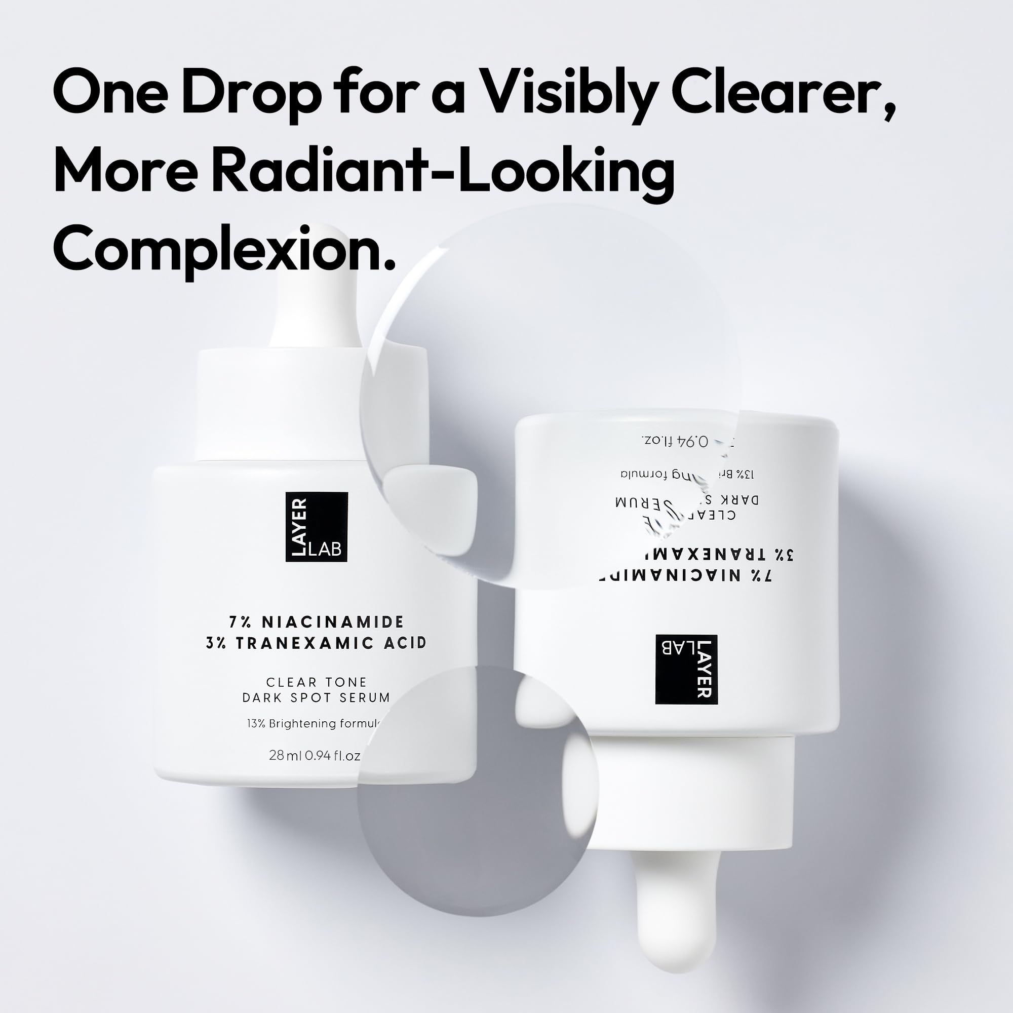 LayerLAB lightweight-hydration close-up emphasizes fast-absorbing serum texture.
