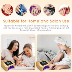 Layhou 72W nail lamp LED bead coverage ensures even curing
