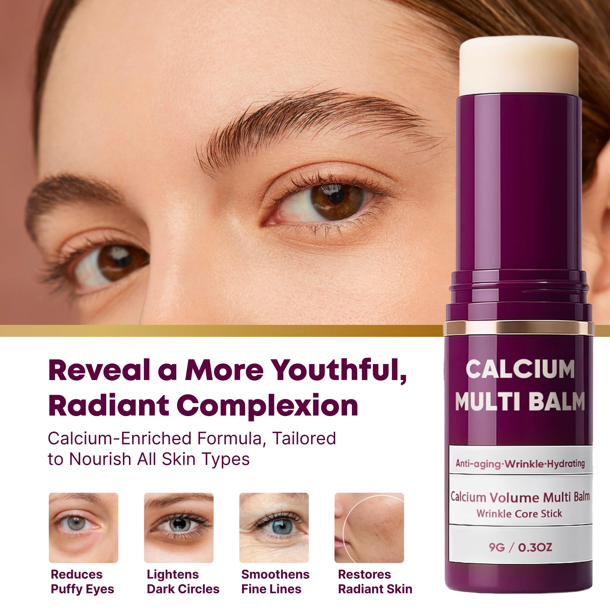 Layla Mae balm stick in use on skin for quick absorption
