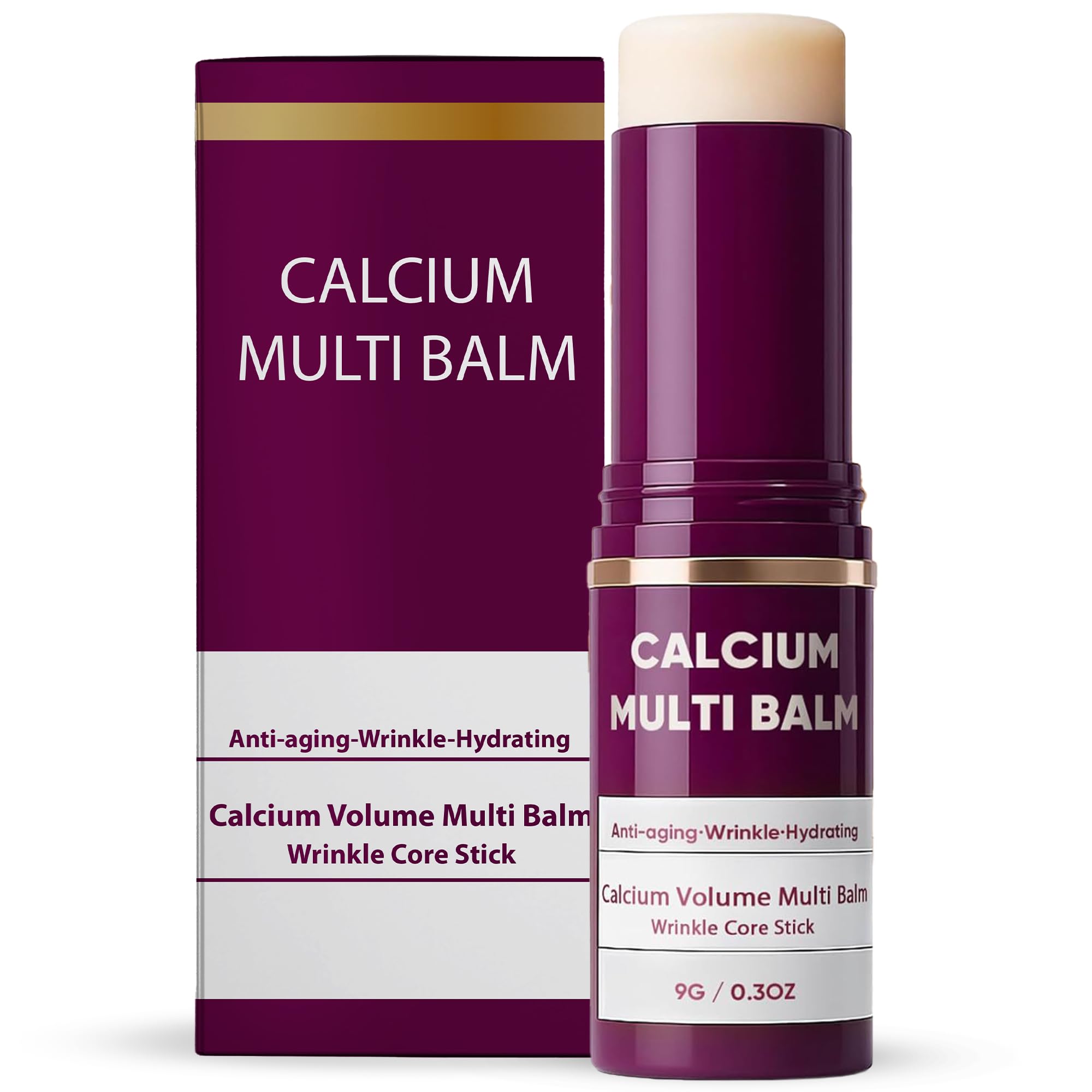 Layla Mae calcium balm stick front view for on-the-go hydration