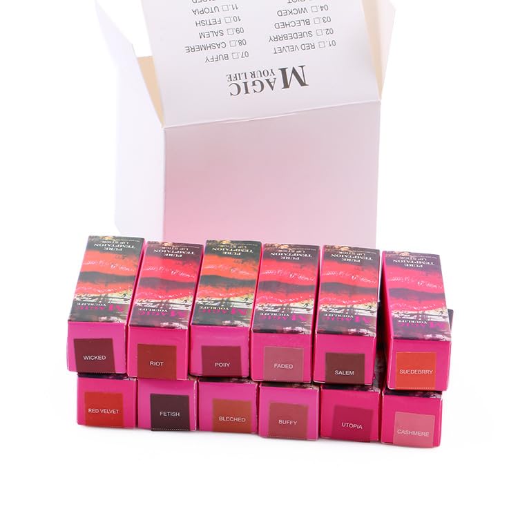 Laymoon lipstick-stockings-friendly packaging; great for stocking stuffers.