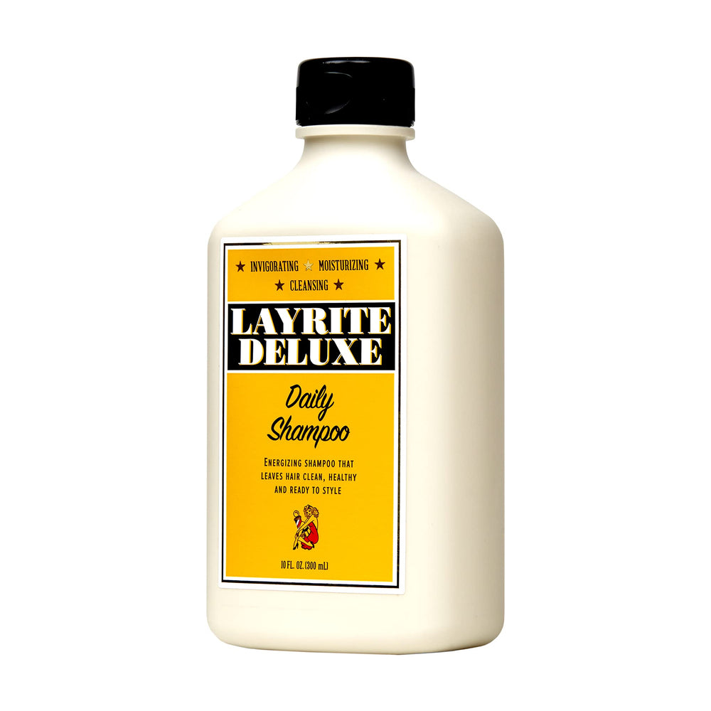 Layrite Daily Shampoo fragrance note highlights awakening scent.