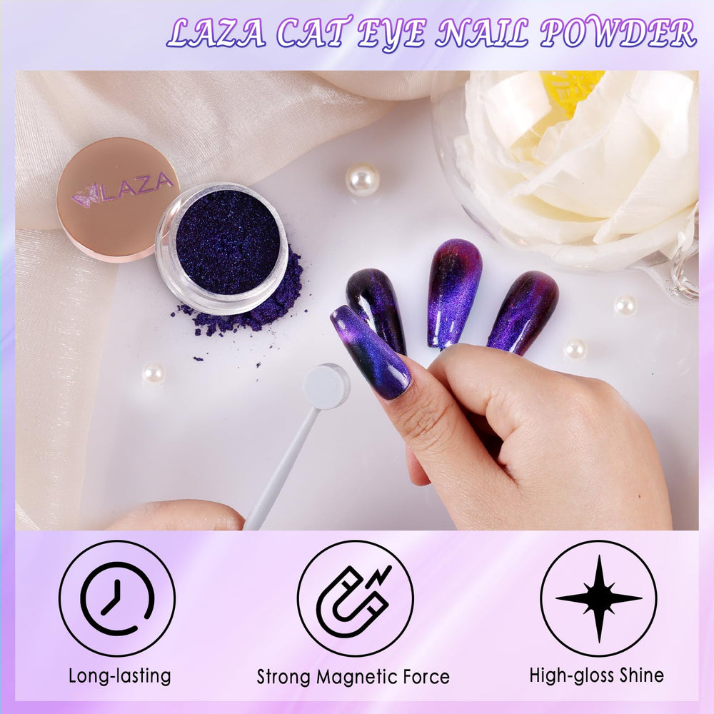 Laza Cat Eye 9D cat eye effect adds depth with a shifting glow