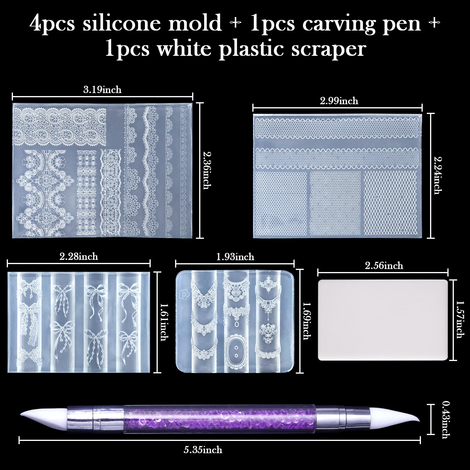 Laza double-head carving pen for precise resin filling