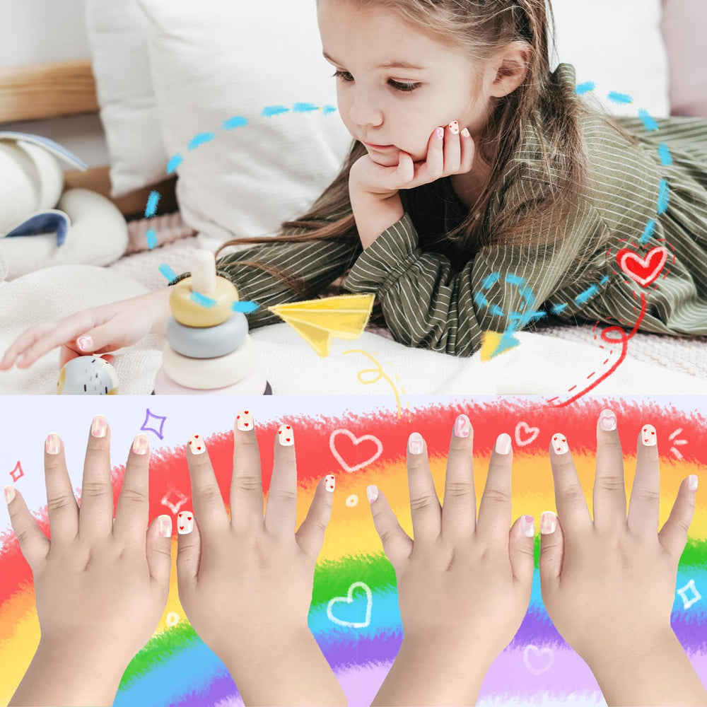 Laza colorful nail kit for girls supporting DIY art at home