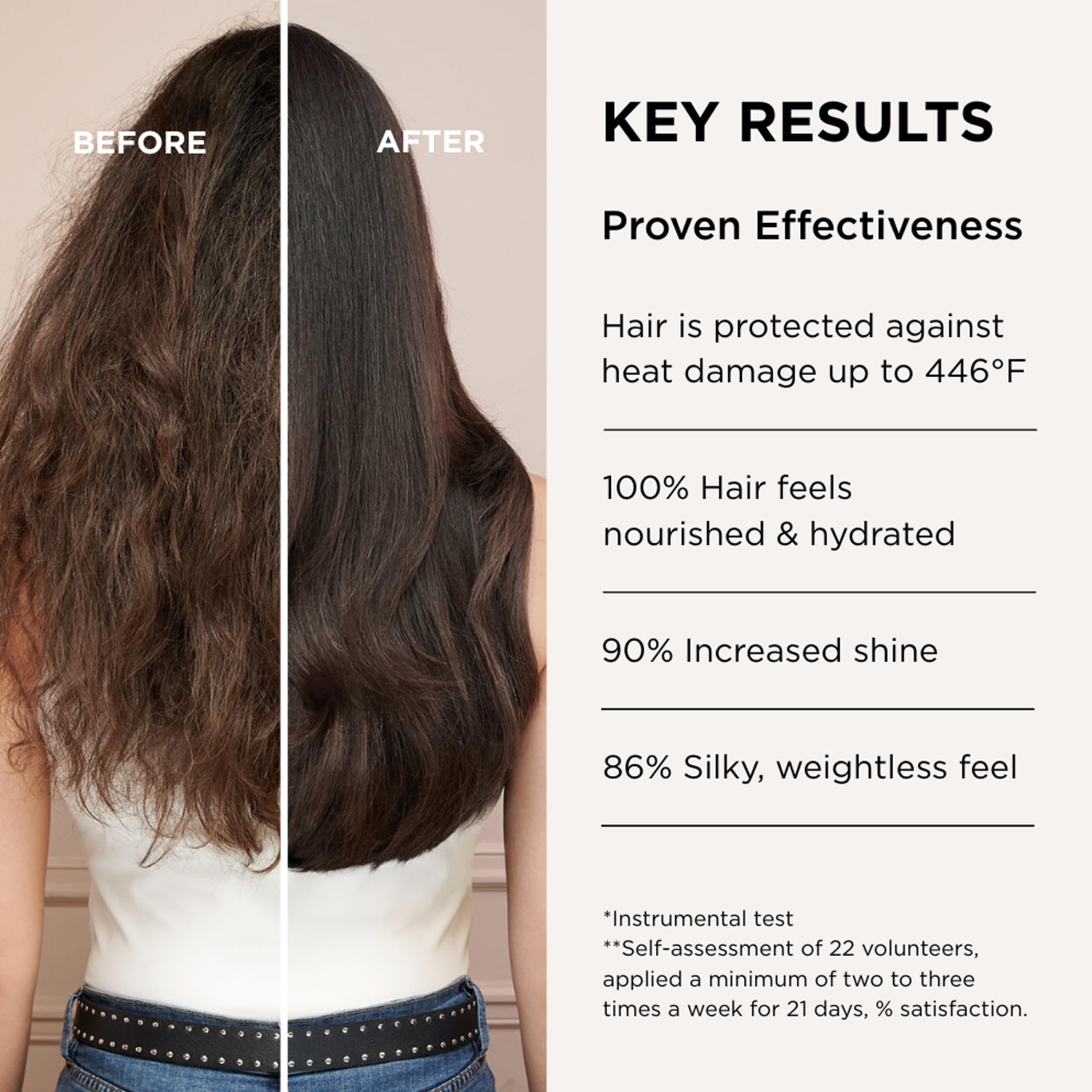 Chia seed extract ingredient highlighted for nourishing botanicals.
