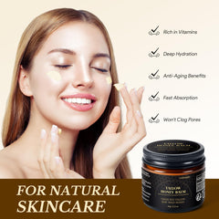 Lazibudgha Beef Tallow Honey Balm body-lotion for rough skin.