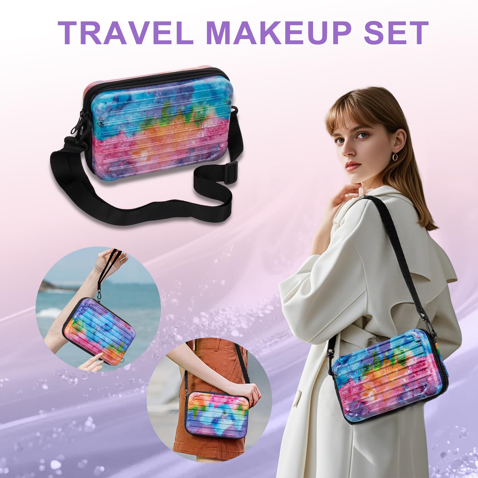 LAZORA makeup brush set for easy blending and precise application.