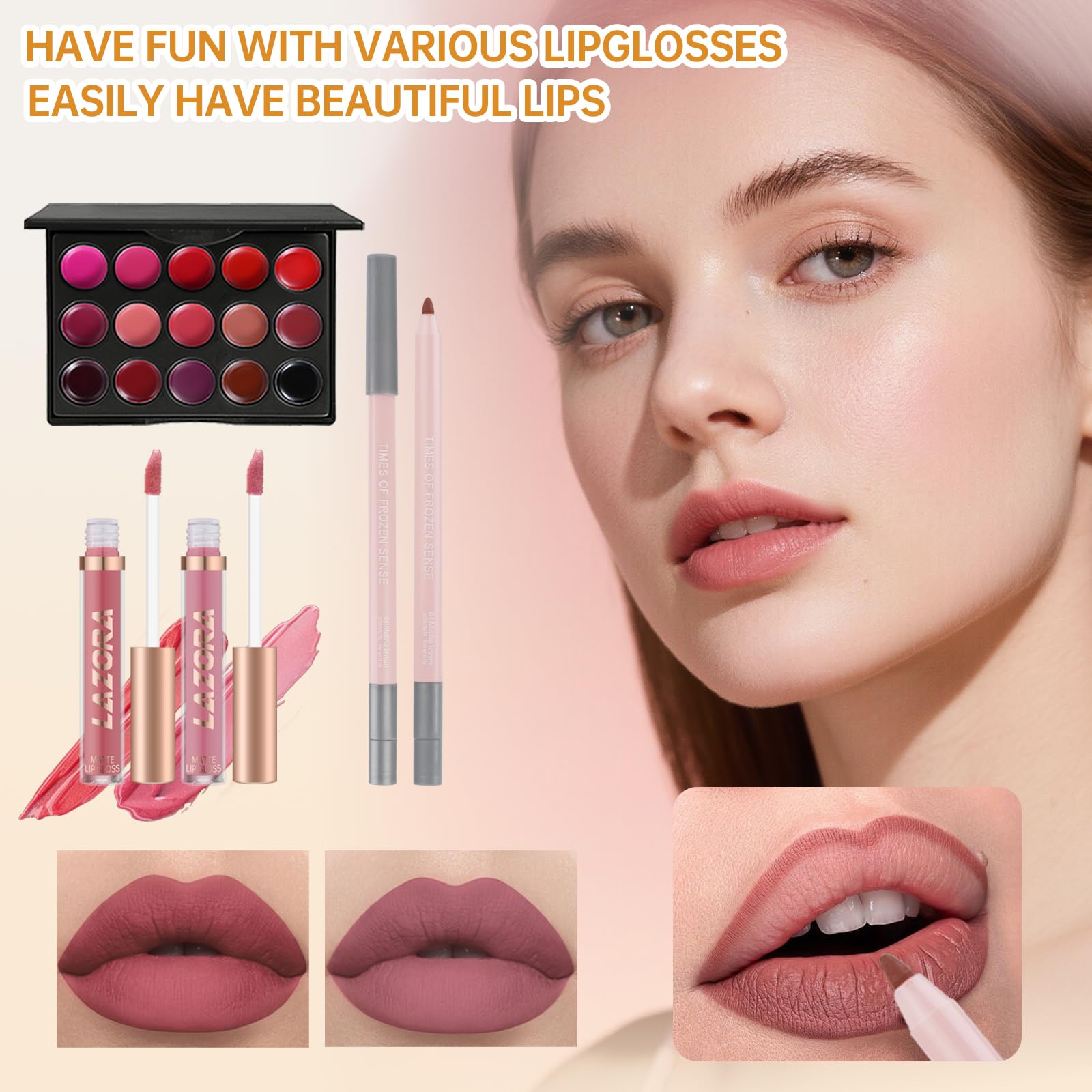 LAZORA eyeliner pencil for teens enables precise eye definition