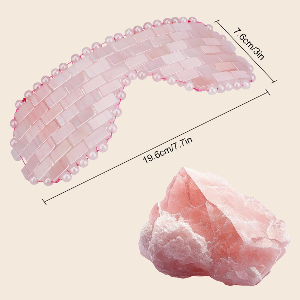 LazyGa gemstone eye mask offering deep relaxation during self-care rituals.