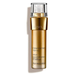 L'Bel Concentré Total Eye Cream jar close-up showing rich anti-aging texture.