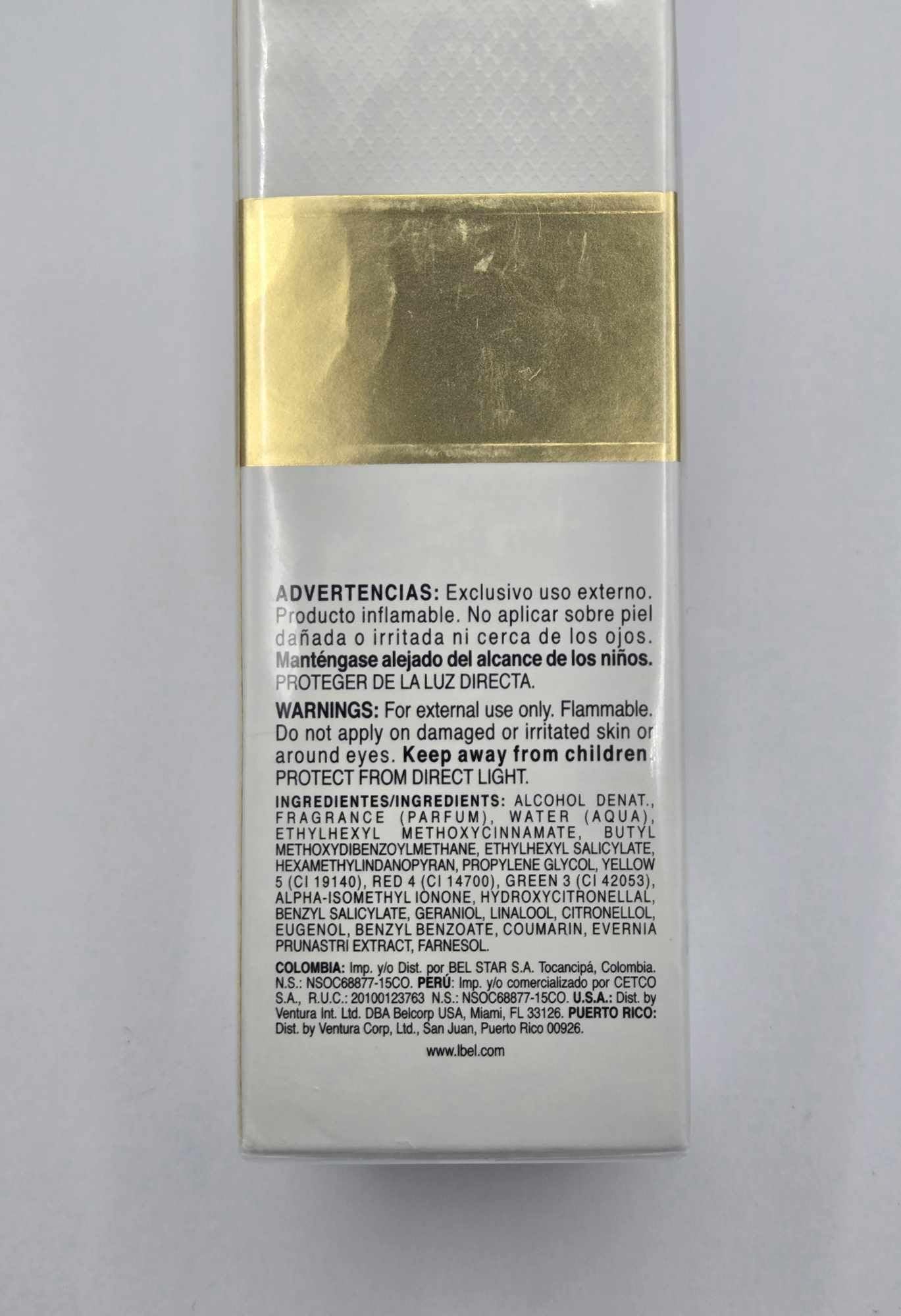 L'Bel LIASSON on skin after application for a refined aura.