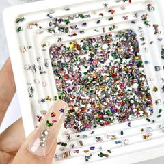 LBPEPAMZ star-diamond charms enhance sparkling nail designs and easy application