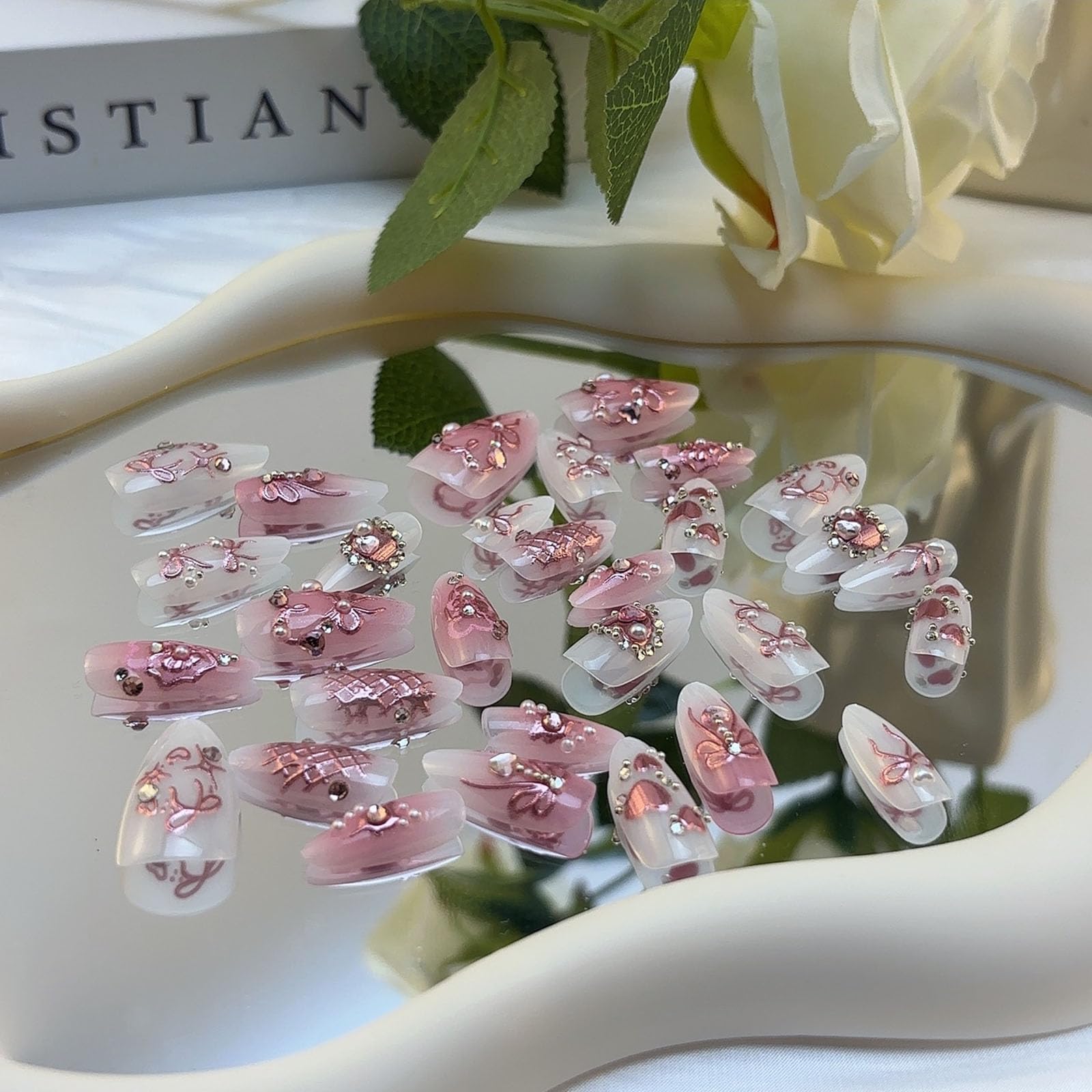 LBPEPAMZ reusable jelly stickers enhance press‑on wear