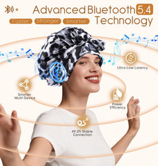 LC-dolida sleep satin bonnet protects hair and reduces friction during nightly wear.