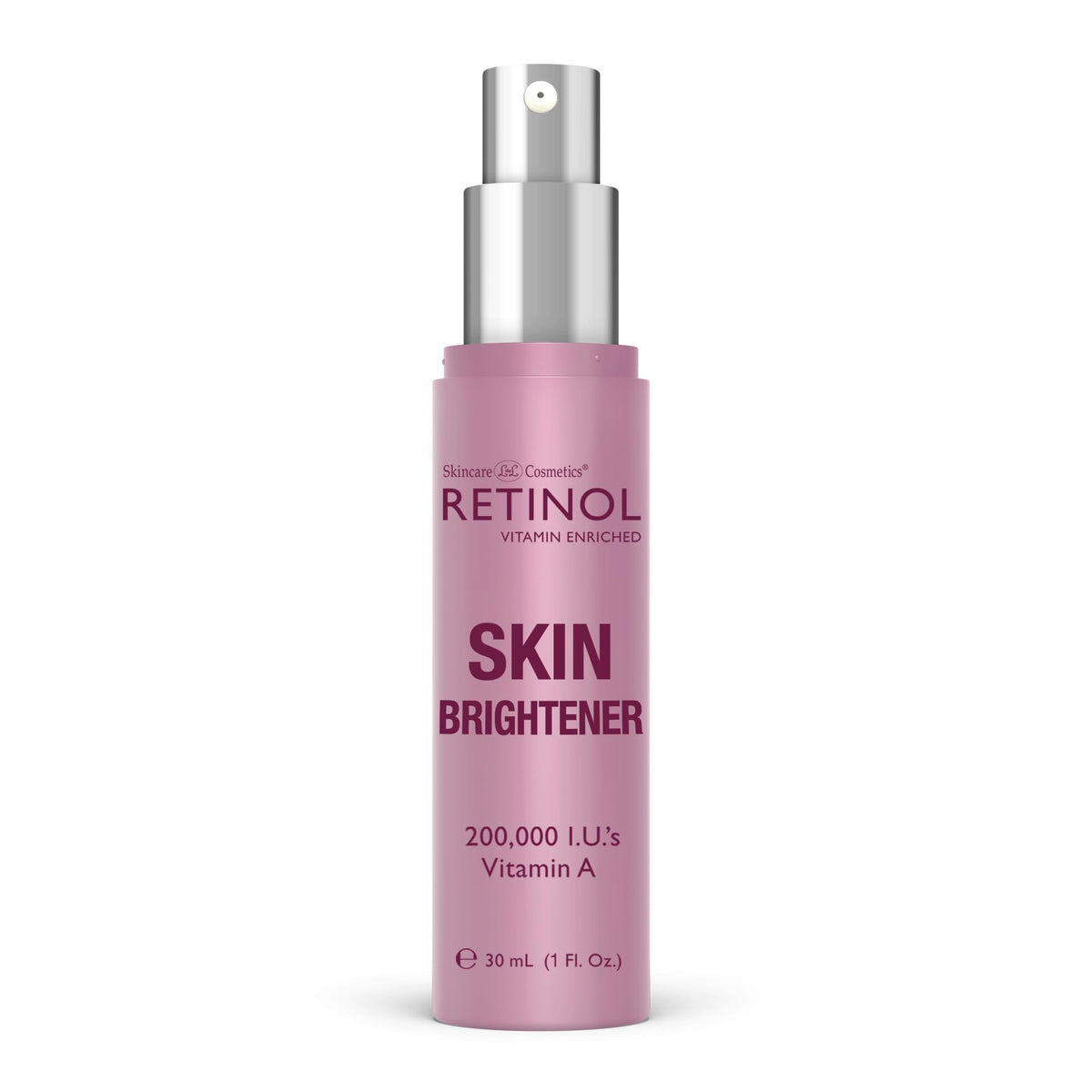 LdeL Retinol Skin Brightener bottle promotes radiant skin and even tone