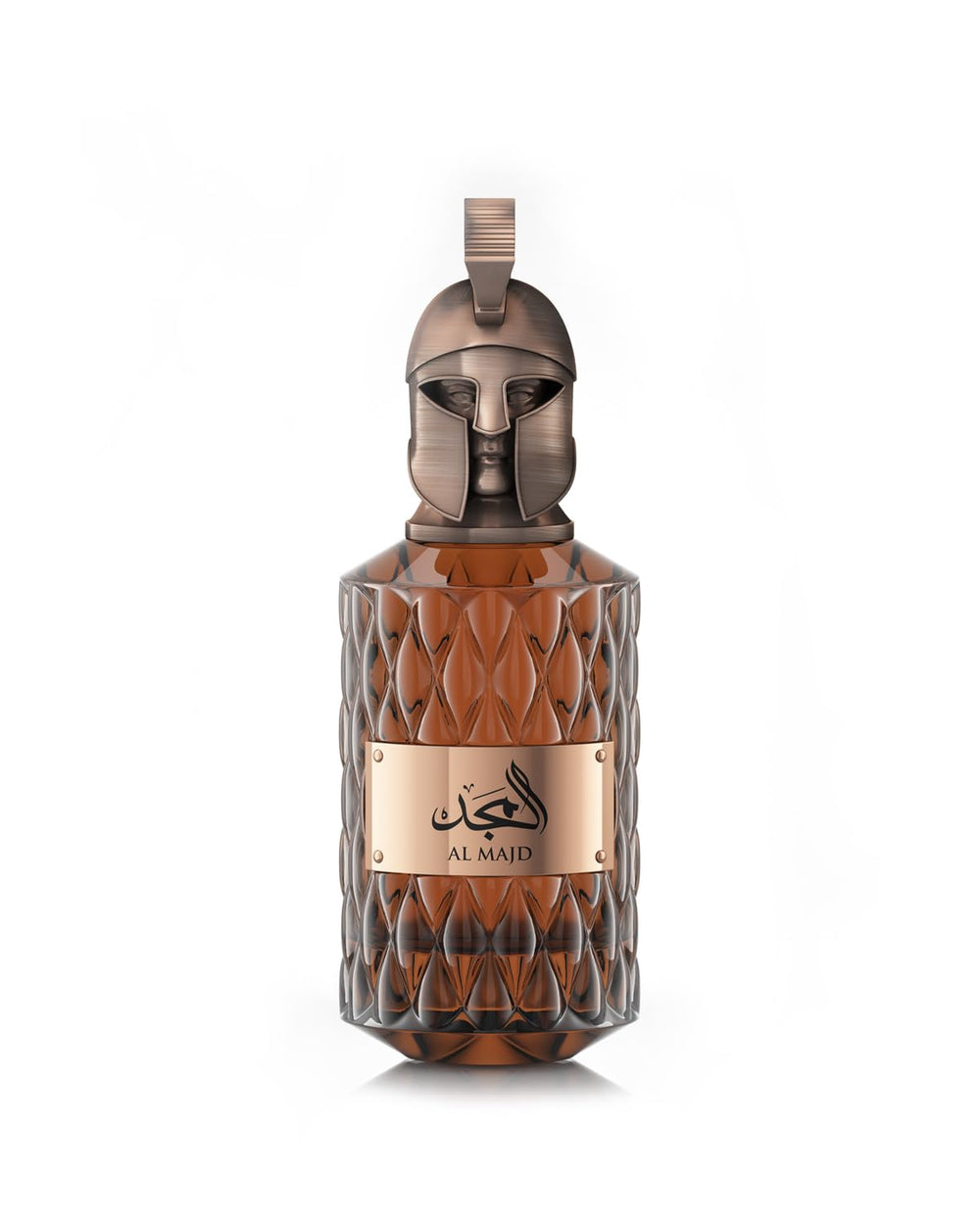 Le Falcone Al Majd bottle close-up showing premium craftsmanship for an elegant scent.