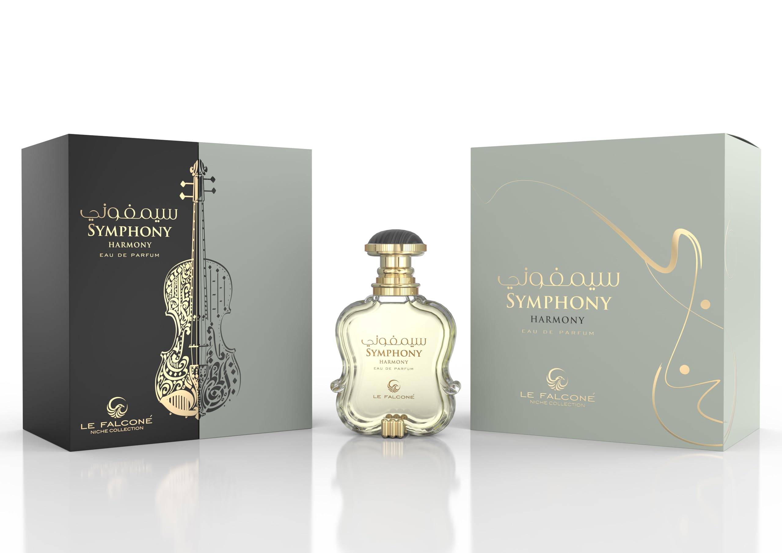 Le Falcone Symphony Harmony spray application demonstrates even aroma release.