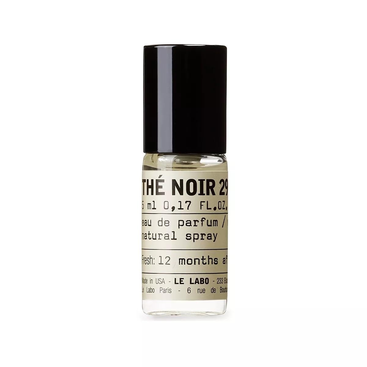 Le Labo Noir 29 EDP bottle close-up, ideal for daily wear and special occasions.