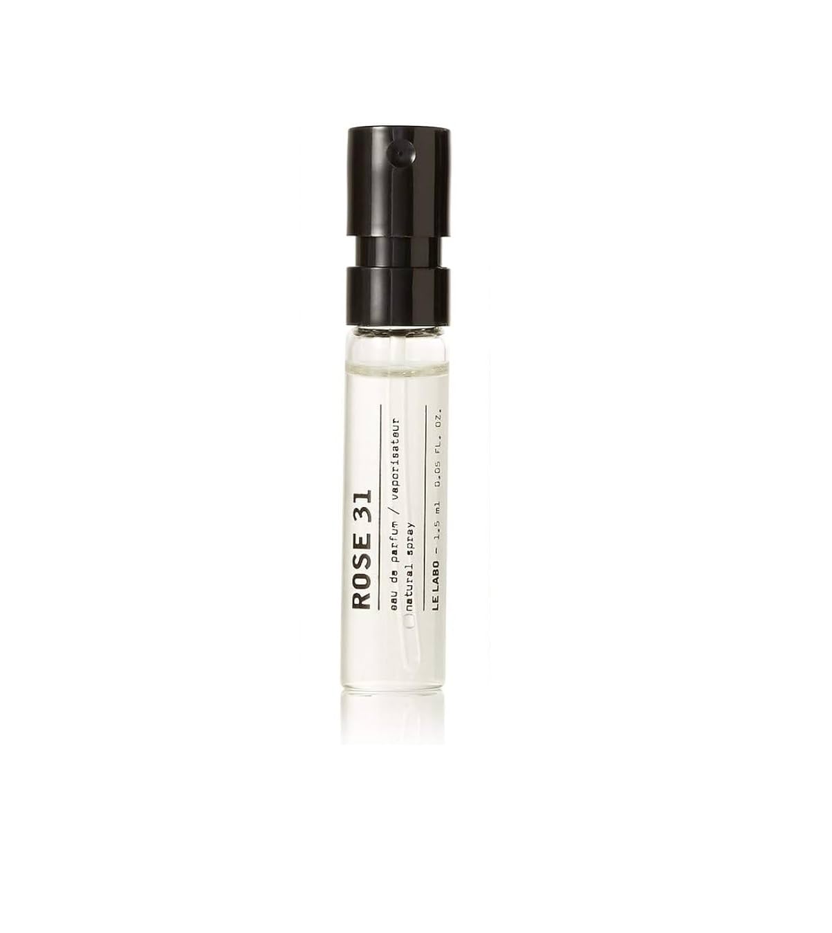 Le Labo Rose 31 packaging close-up showing premium branding and gifting potential.