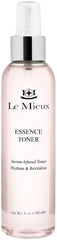 Le Mieux Essence Toner spray bottle delivers lightweight hydration for sensitive skin.