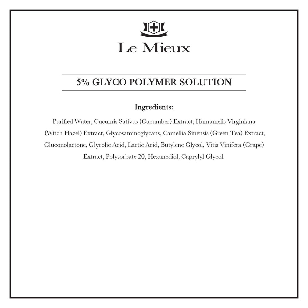 Closeup of Le Mieux Glyco Polymer Solution texture highlights micro-peel action