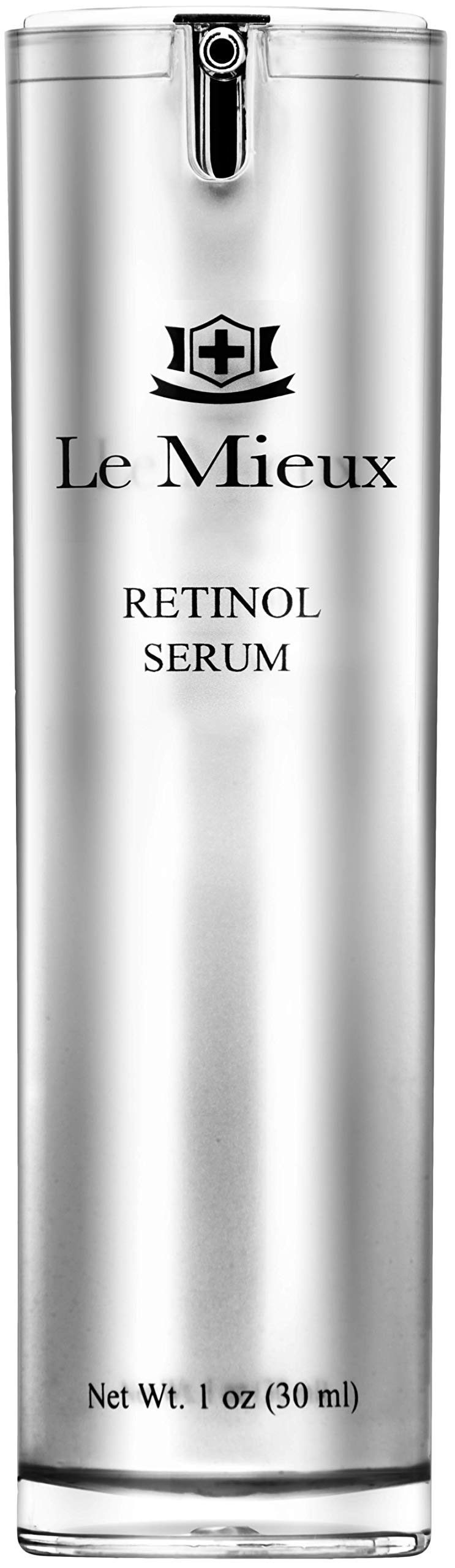 Le Mieux Retinol Serum bottle with dropper for smoother, radiant skin.