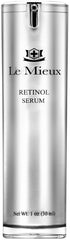 Le Mieux Retinol Serum bottle with dropper for smoother, radiant skin.