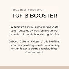 Le Mieux TGF-B Booster peptides-proteins layer with promising firming potential.