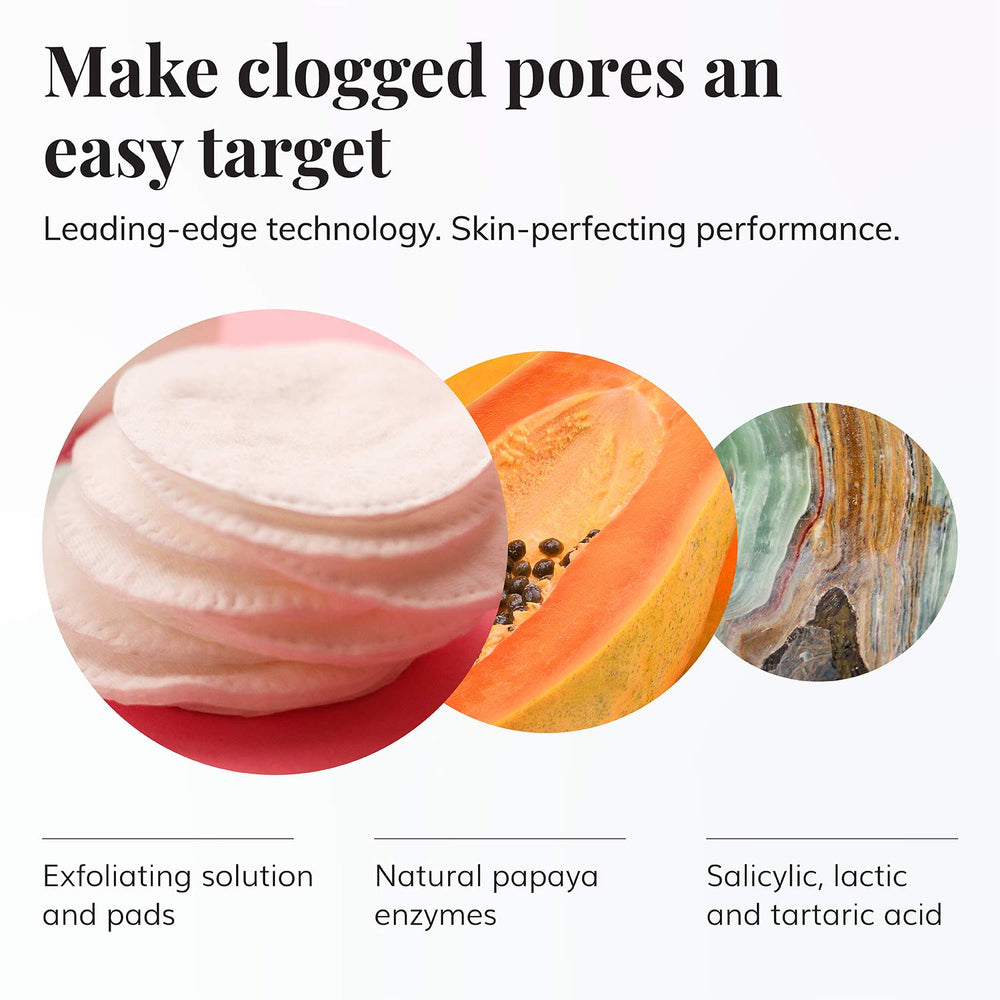Le Mieux Vita-C Clear Skin Pad jar and pads ready for quick nightly use.
