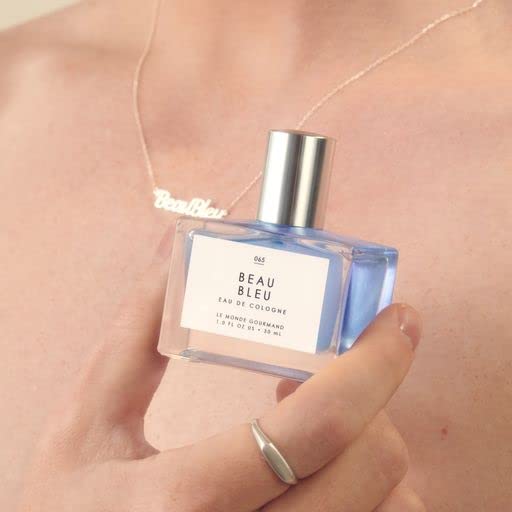 Beau Bleu label highlights ingredients and clean beauty promise