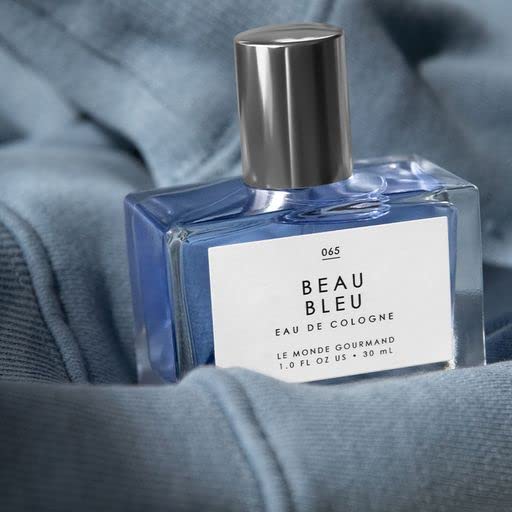 Beau Bleu on wrist showing subtle fragrance release