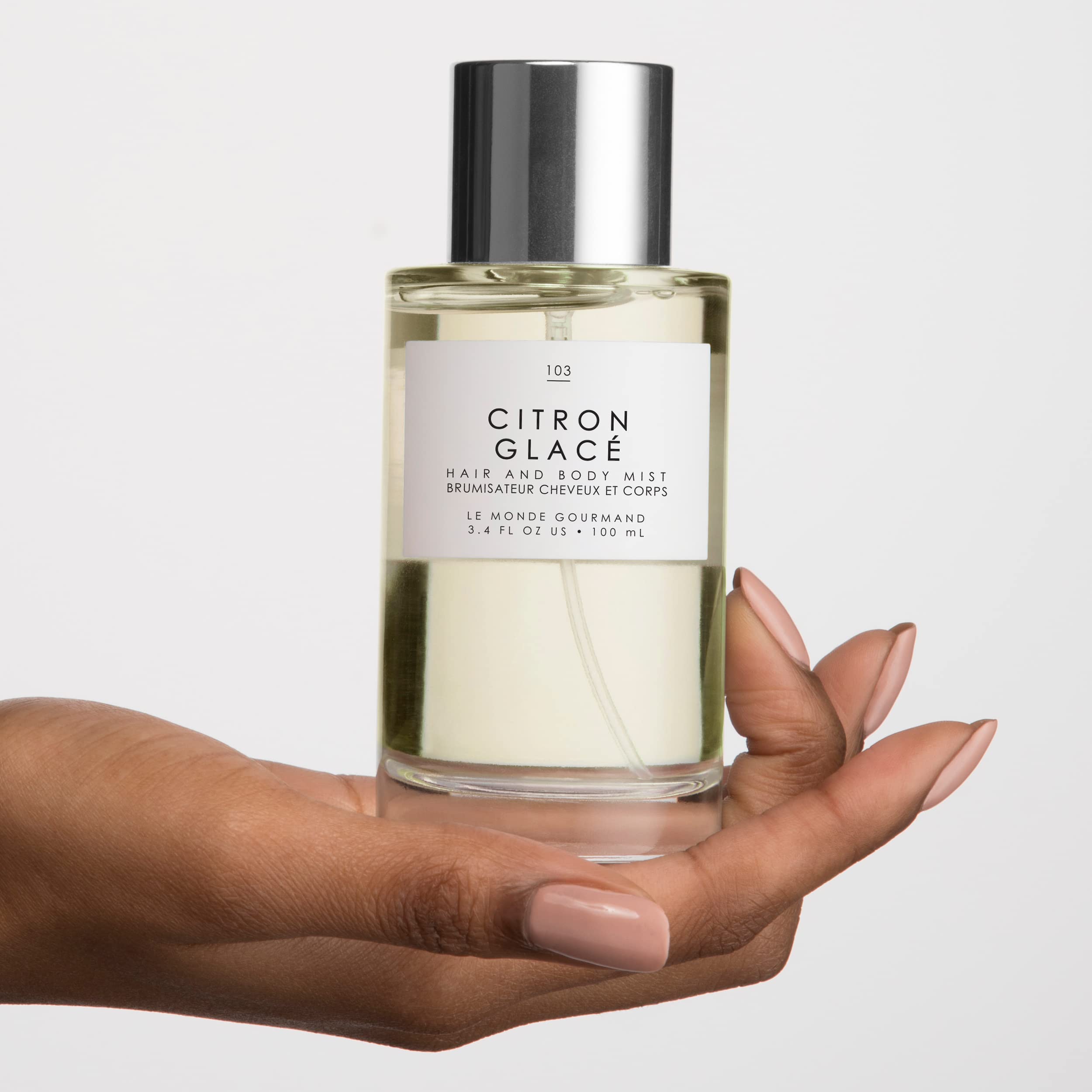 Vegan, cruelty-free label with no parabens or phthalates on the bottle.