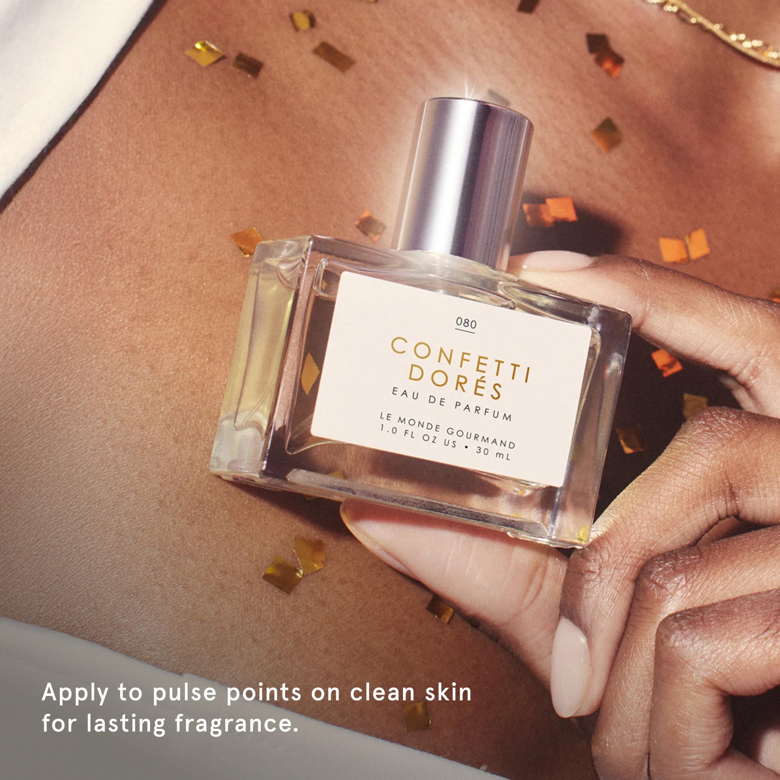 Le Monde Gourmand Confetti Dorés pulse points—guide to refined layering and longevity